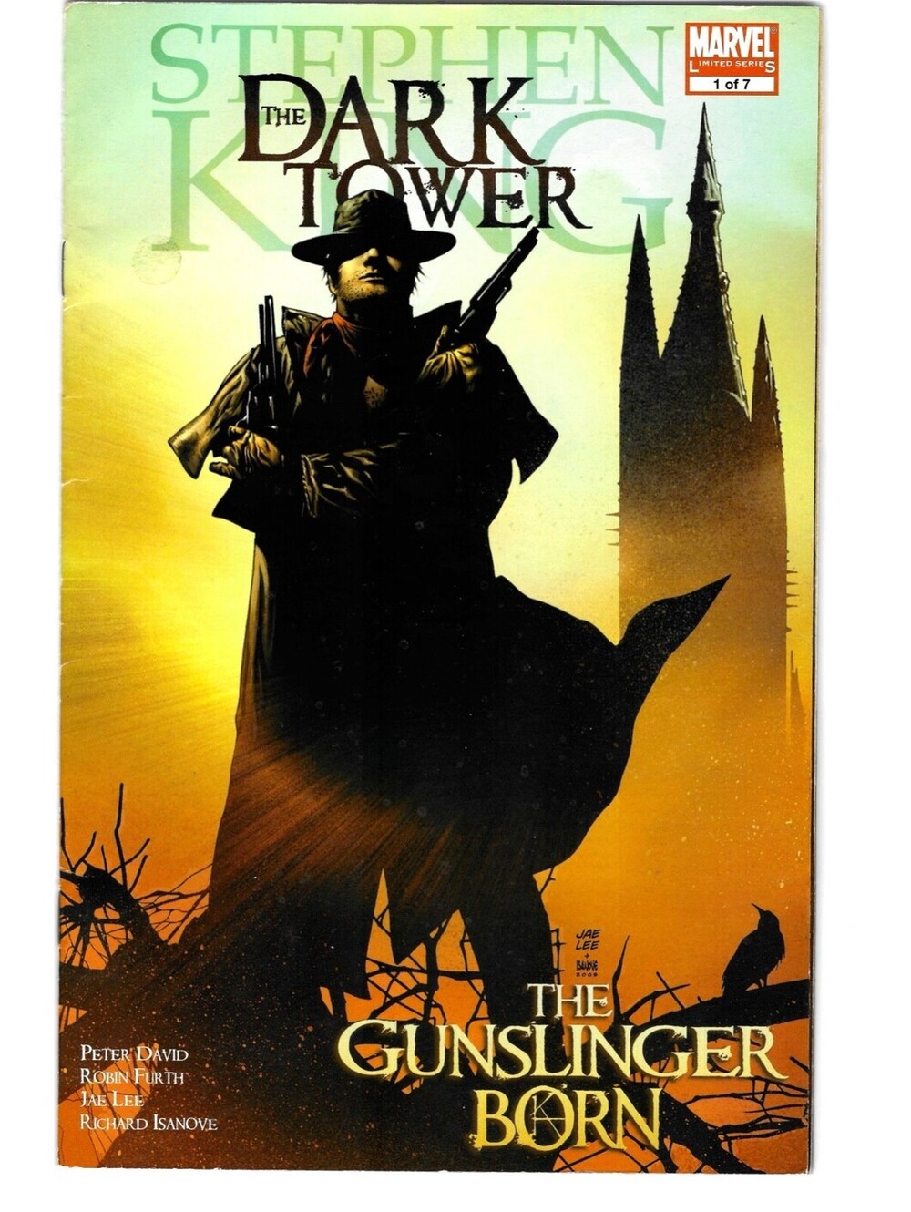 Dark Tower The Gunslinger Born #1 2007 Marvel Comics Stephen King Jae Lee Cover